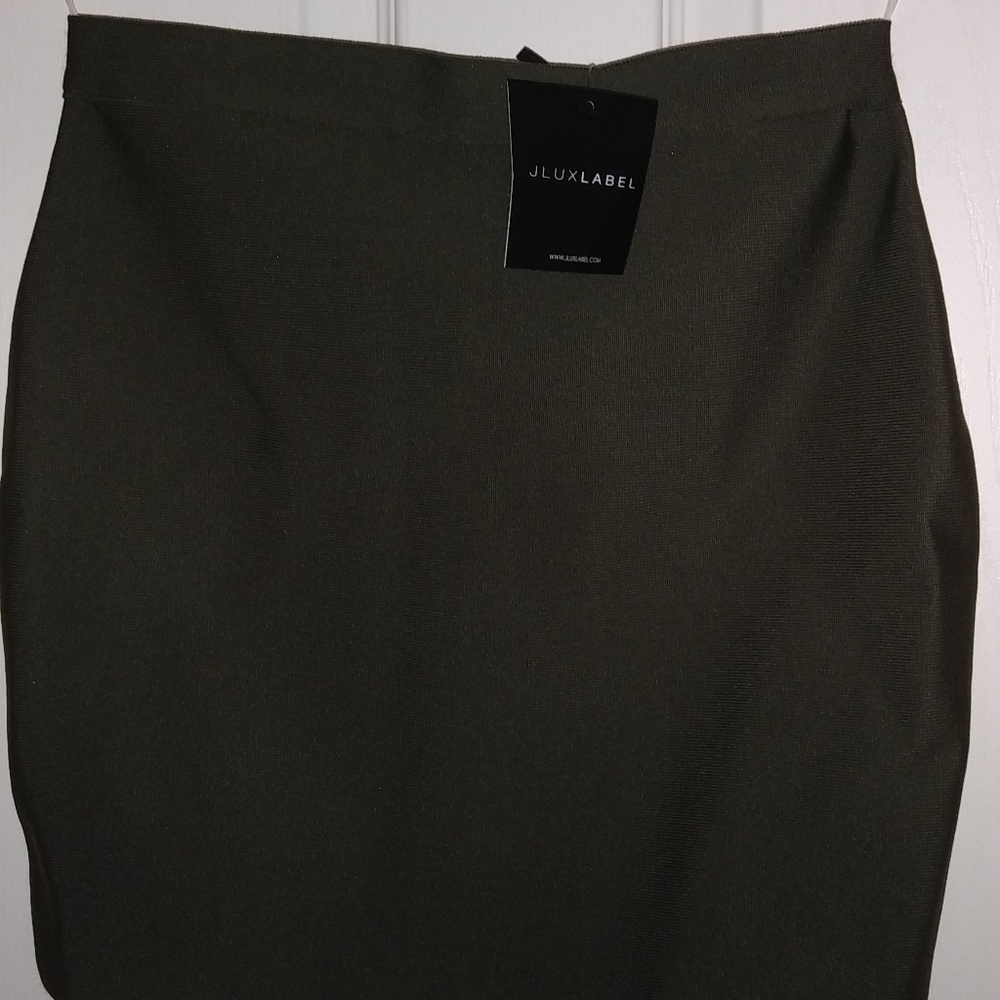 New Green Mini Skirt